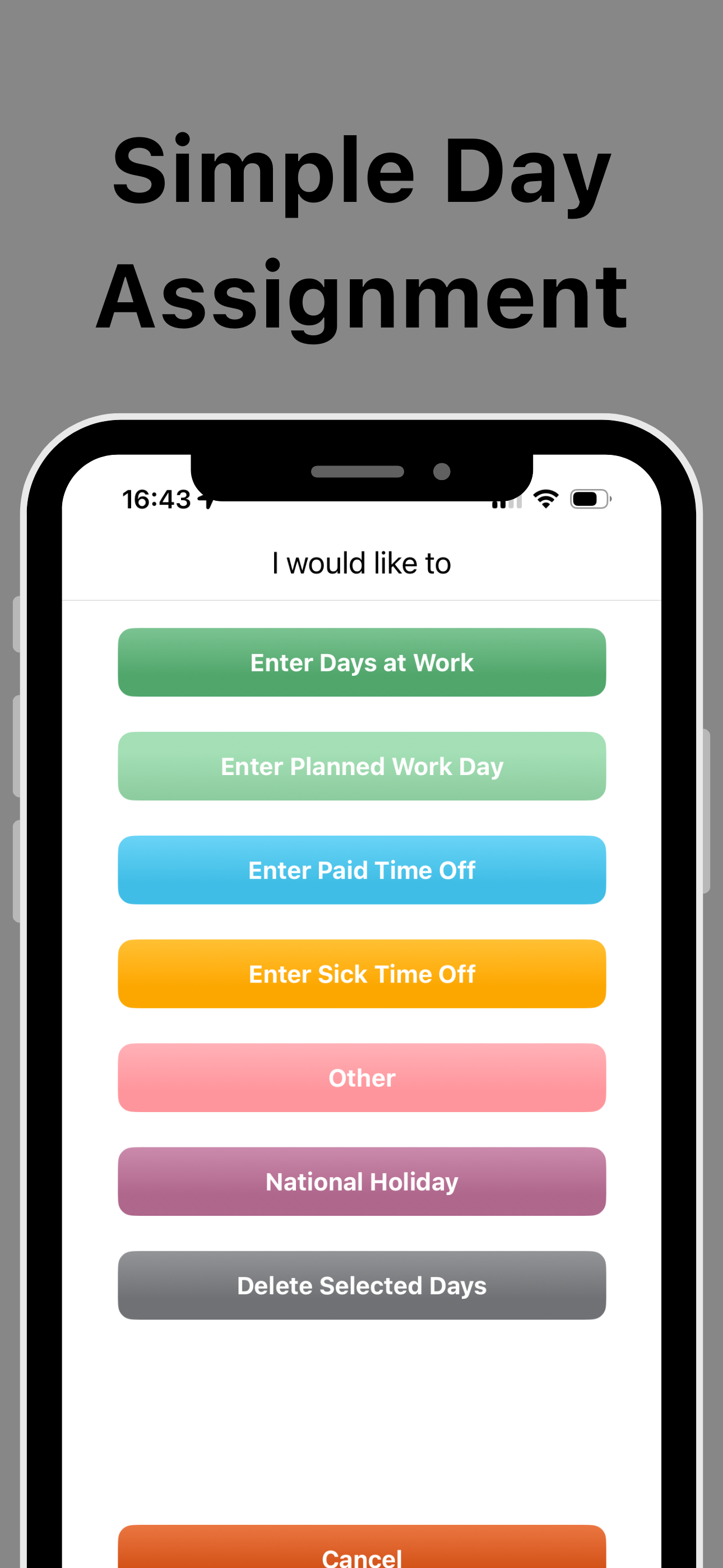 hybrid-work-planner screenshot