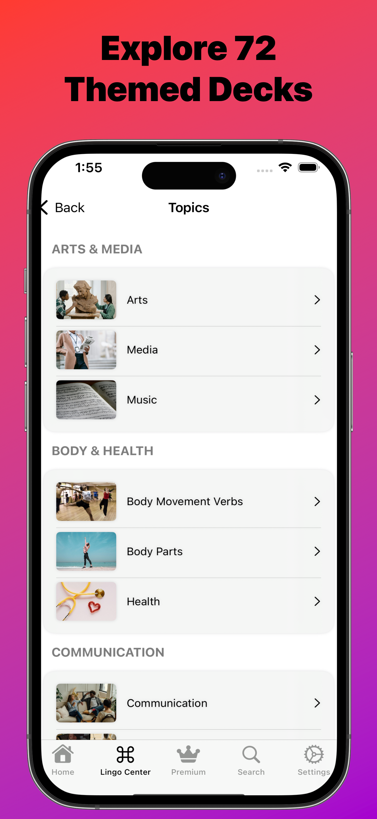 lingoswipe screenshot