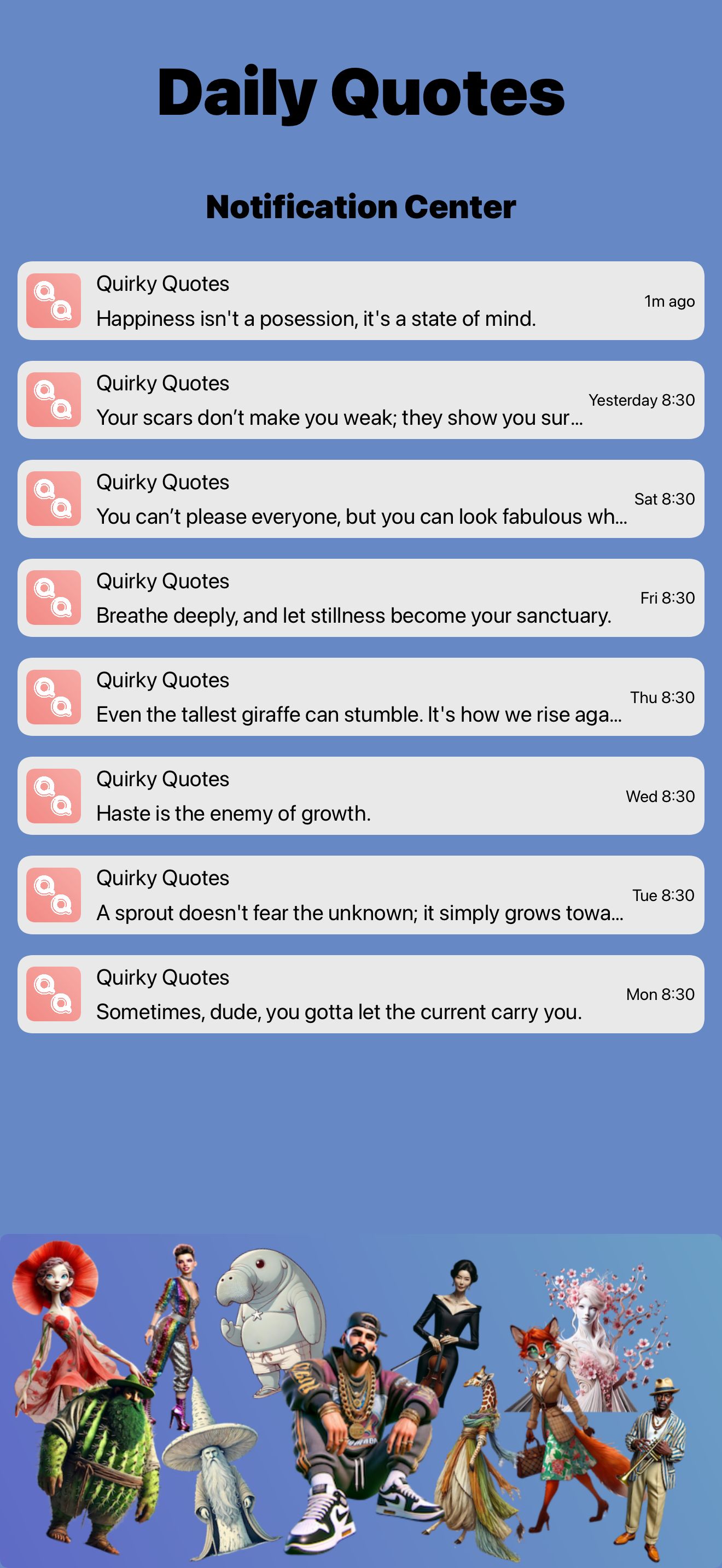 quirkyquotes screenshot